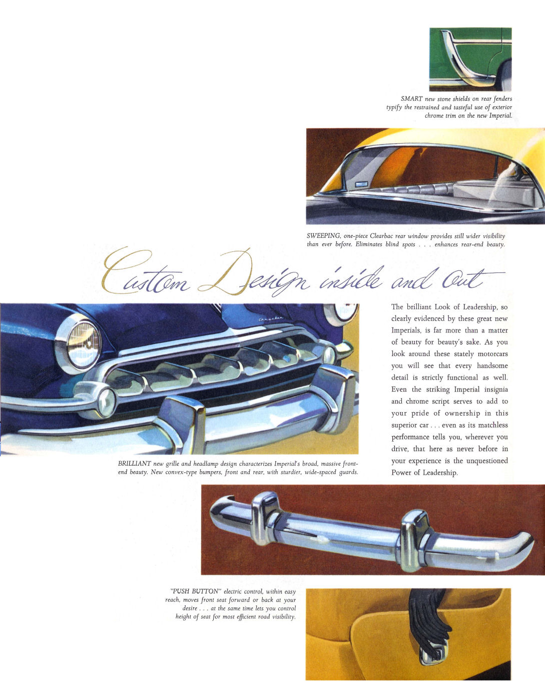 1954 Chrysler Imperial Brochure Page 1